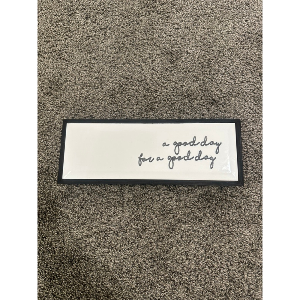 Hobby Lobby Home Decor White and Black Sign